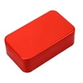 thumbnail image 1 of Boîte de Rangement en Fer-Blanc pour Thé et Produits Secs, 11 6.5 3.5 cm, Rouge/doré/pêche/noir/argenté, Résistante à l'Humidité et Exquise, 1 of 8