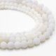 thumbnail image 1 of Nvzi 2 piezas de cuentas dispersas desgastadas blancas, cuentas hechas a mano para bricolaje, pulsera, collar, accesorios de 6 mm, 1 of 4