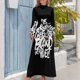 thumbnail image 4 of Vestido largo de fiesta de la banda SDP Vestidos de verano ropa para mujer, 4 of 5
