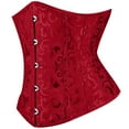 thumbnail image 4 of KBODIU Women Bustiers Shapewear Cinchers Waist Trainer Underbust Corset Belt Stomach Wrap Body Shaper Workout Girdle Trimmer Going Out Crop Top Gothic Costumes Bustiers Corsets, 4 of 5