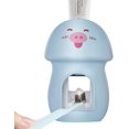 thumbnail image 1 of Automatic Toothpaste Dispenser, Toothpaste Squeezer for Kids, Hands Free Toothbrush Holder for Family Washroom Bathroom - Piggy Blue, 1 of 7