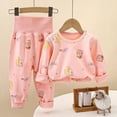 thumbnail image 2 of Gubotare Baby Girl Pajamas Set Unisex Toddlers and Babies' Snug-Fit Cotton Pajamas, Pack of 2 12 18 Months (Pink,12-18 Months), 2 of 6