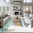 thumbnail image 4 of Easter Day, Large Area Rug 8x10 FT, Non Slip Living Room Throw Carpet, Farm Truck Eggs Sweeping Eucalyptus Leaves Washable Soft Indoor Outdoor Carpet Non-Shedding Rug for Bedroom Dining Room, 4 of 9