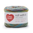 thumbnail image 1 of Red Heart® Roll with it melange™ #4 Worsted (Medium) Acrylique Fil, 5.29oz/150g 389 Yards, 1 of 10
