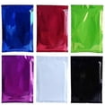 thumbnail image 2 of 100 Pcs Aluminum Foil Packaging Bags Resealable Zipper Zealed Bags Reusable Food Pouches For Coffee Beans Cookies, 2 of 3