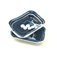 thumbnail image 6 of TJ Global Ceramic Square Shape Japanese Sushi for 2 Set, One Plate, Two Chopstick Holders, Two Pairs of Chopsticks, and Two Soy Sauce Dishes, Glazed (#1), 6 of 7