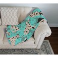 thumbnail image 3 of Carolines Treasures MLM1033LQB 50 x 60 in. Dalmatian Quilted Blanket, Blue, 3 of 5