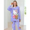 thumbnail image 2 of Conjunto De Pijama Para Mujer Con Estampado De Dibujos, 2 of 8