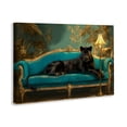 thumbnail image 2 of Stupell Industries Art Deco Exotic Lounging Panther Canvas Art, 45 x 30, by Tina LeCour, 2 of 8
