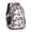 Skull and Flower, variant on Skull and Bird Gothic Pattern Backpack for School, Cute School Bag with Adjustable Shoulder Straps and Padded Back, 16.9"x12.6"x5.9"