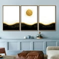 thumbnail image 2 of IDEA4WALL 3 Piece Framed Canvas Wall Art for Living Room, Bedroom Nordic Simple Style Canvas Prints for Modern Home Decoration Ready to Hang, 2 of 4