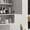 White + MDF#376, variant on Space Saving Tilt Out Laundry Hamper, 31 Tall Free Standing Bathroom Storage Cabinet for Small Spaces, White Engineered Wood