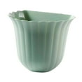 thumbnail image 2 of Desktop Garbage Bin Table Waste Bin Plant Container Flower Pots Wastebasket Disposal Recycling Container Rubbish Bin for Desk Bedroom Garden Green, 2 of 8