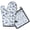 Pioneer Flower Floral-2, variant on Pioneer Flower Floral Print Pattern 2-Pack Oven Mitts Set, Heat Resistant Kitchen Gloves, 7.7" X 12"