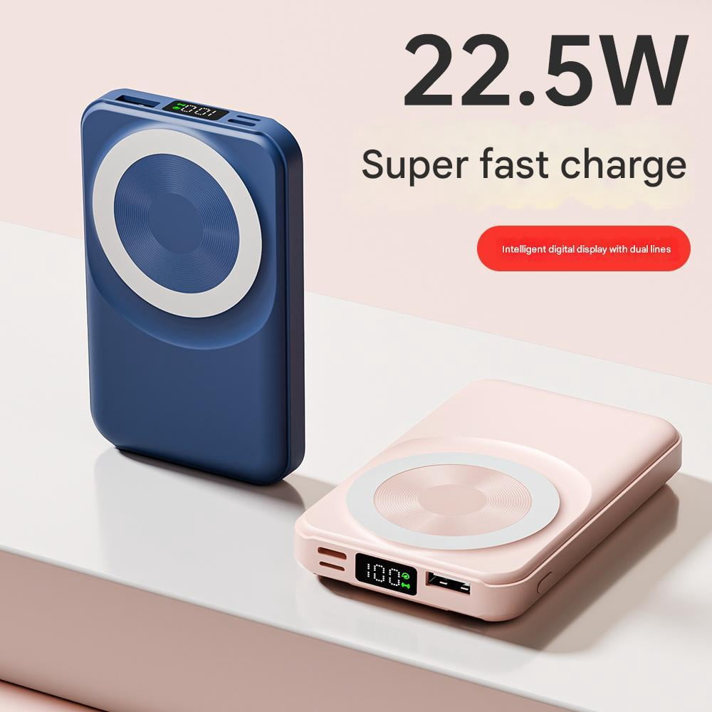 30000mAh Portable Power Bank with LED Display & Fast Charging, Includes Cables/Stand for iPhone/Android Phones, Digital Devices, Outdoor Emergency Battery Pack Gift