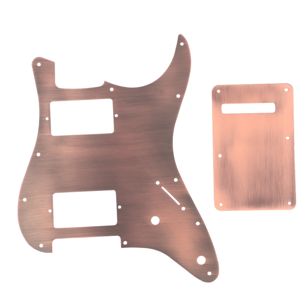 HH Pickguard Guitar Back Plate Two Double Coil For Instrument Learning