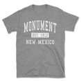 thumbnail image 1 of Monument New Mexico Classic Established Men's Cotton T-Shirt, 1 of 1