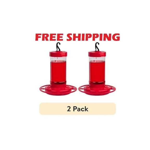 Hummingbird Feeder 16 oz, First Nature, Pack of 2