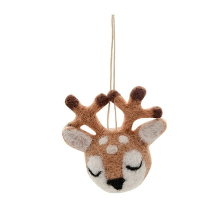 

Christmas Tree Decoration Christmas Tree Hanging Ornament Small Hanging Wool Christmas Snowman Santa Fawn Small Christmas Tree Hanging Ornament Dangler Garland Mantle Hooks Christmas Garlands And