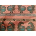 thumbnail image 4 of oneOone Cotton Poplin Fabric Peacock Block Decor Fabric Printed BTY 56 Inch Wide, 4 of 4