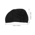 thumbnail image 2 of YSNOOWE Gorro Para Natación De PU Y Color Negro Compatible Para Cabello Y, 2 of 8