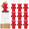 thumbnail image 1 of 10 mini ositos de peluche para baby shower, pequeños osos de peluche a granel, mini osos de peluche de 4,7 pulgadas con etiquetas de agradecimiento y bolsas de organza, recuerdos de fiesta, 1 of 7