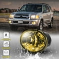thumbnail image 6 of Fog Lights Lamps Assembly fit for Toyota Sequoia 2001-2007 Tundra 2000-2006 Driver Passenger Replacement Amber Yellow, 6 of 6