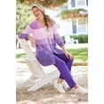 thumbnail image 6 of Woman Within Plus Size Ombre Shaker Cardigan Sweater, 6 of 6