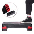 thumbnail image 4 of 27'' Exercice Stepper Hauteur Réglable Aérobic Marche Plate-Forme W / Riser pour les Séances d'Entraînement à Domicile Équipement de Gymnastique à Domicile Accessoires de Fitness, 4 of 9