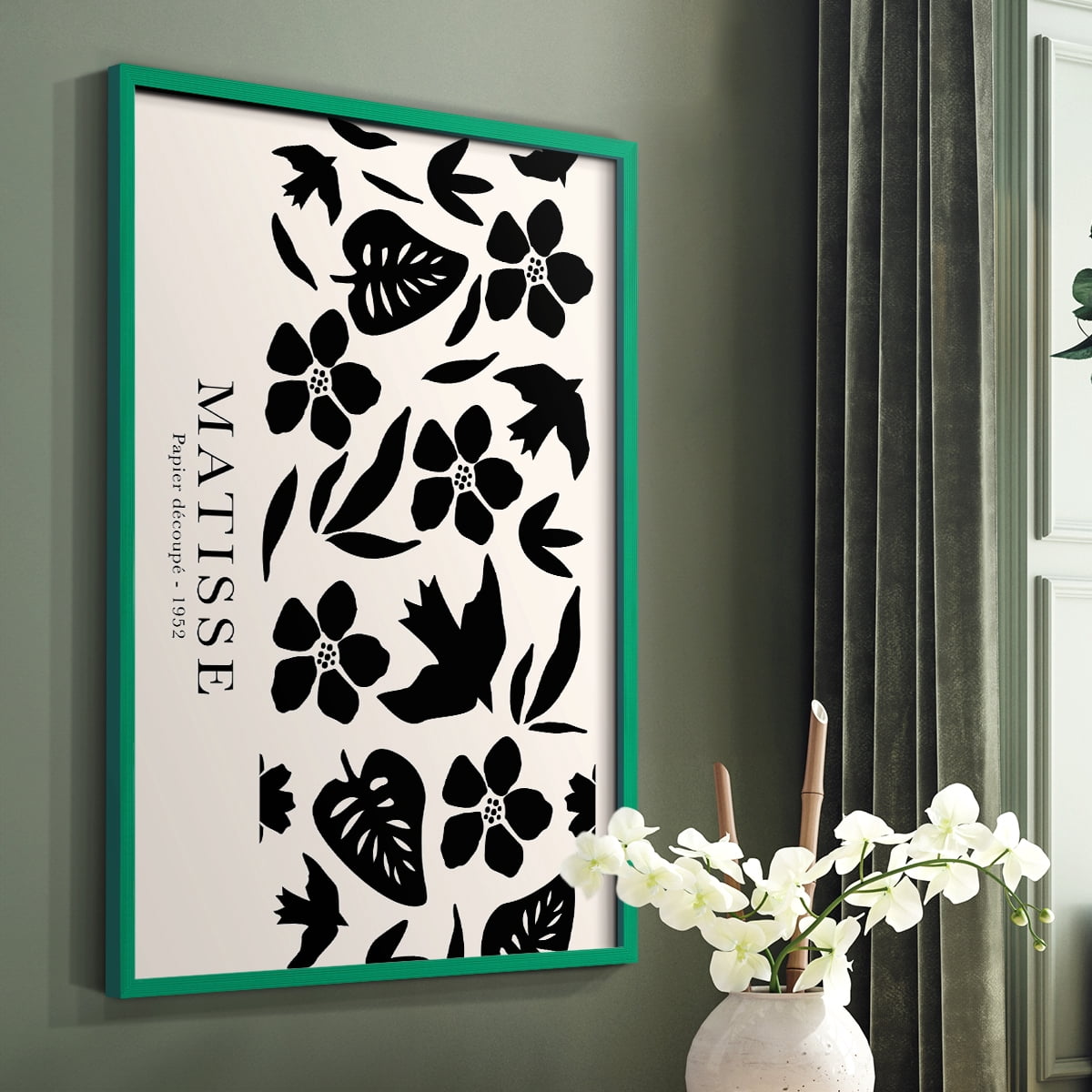 Matisse CCLXIII in Solid Wood 11 x 14 Framed Print