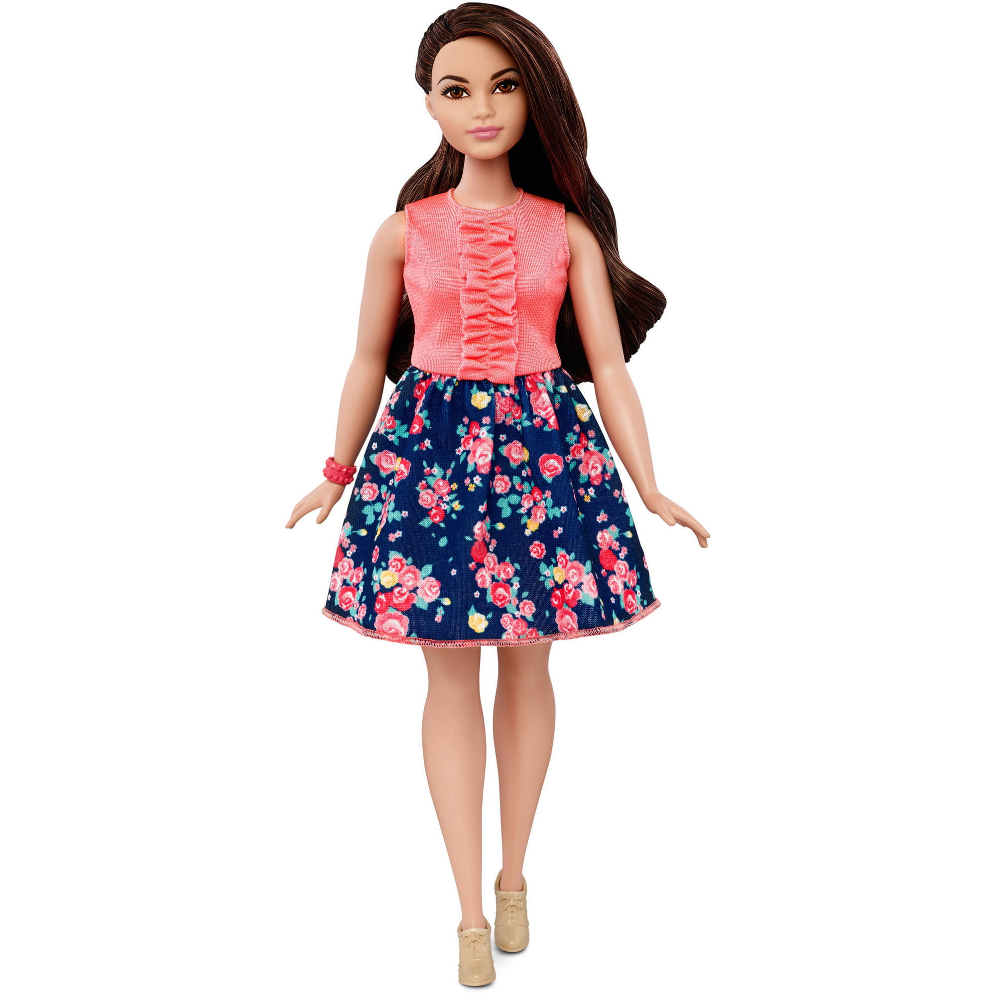 Barbie Fashionistas Doll Curvy Body Type Wearing Floral Romper | The ...
