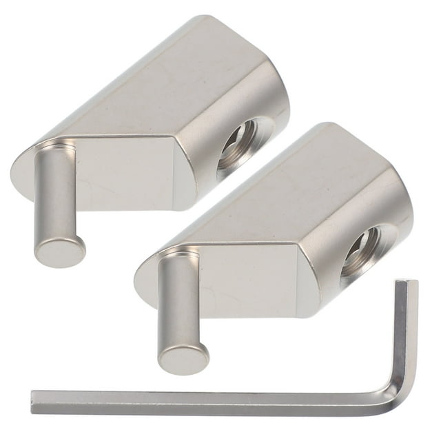 Phenofice 2Pack Amp Input Reducer Aluminum Alloy Silver Amp Reducer For Car Audio Equipment Powerful Power Output