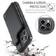 thumbnail image 5 of Funda para iPhone 15 Pro Max con tarjetero, tipo billetera para hombre y mujer con bloqueo RFID, de cuero resistente, con cierre magnético y función atril, a prueba de golpes, para iPhone 15 Pro Max, 5 of 10
