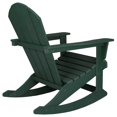 thumbnail image 4 of Chaise à Bascule Extérieure en Plastique HDPE Vert Foncé, 4 of 6
