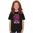 thumbnail image 4 of Breast Cancer I Wear Pink For My Mom Crewneck T Shirts Boy Girl Teen Brisco Brands S, 4 of 6