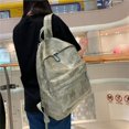 thumbnail image 4 of Fashion Ladies Trend Wild Color Zipper Large Capacity Backpack Student Bag, 4 of 6