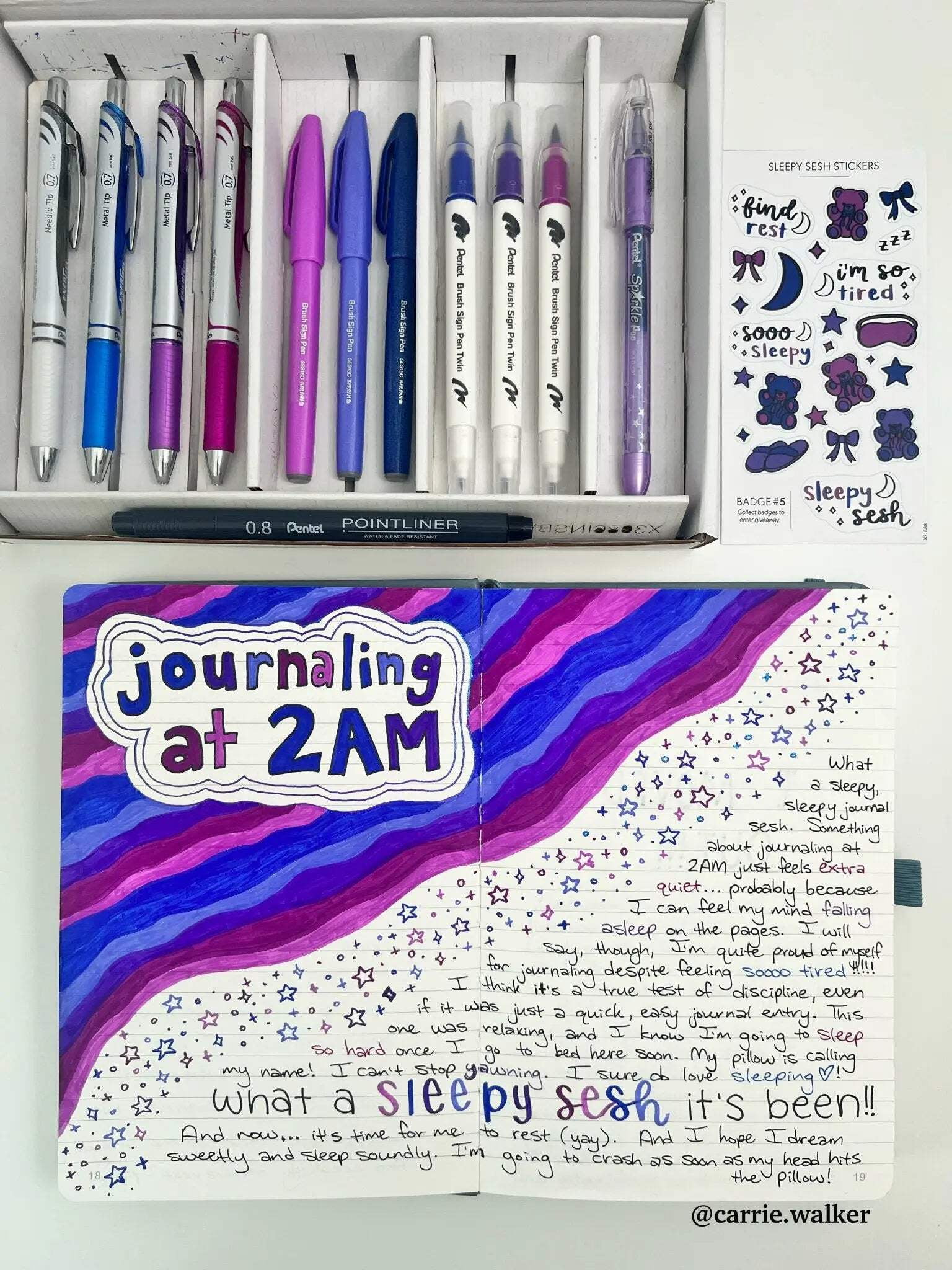 Sleepy Sesh Journaling Pack