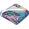 thumbnail image 3 of Coral Blanket Sea Coral Pattern Soft Cozy Flannel Lightweight Warm Travel Couch Throw Blankets for Bed Living Room Decor Gifts for Kids Adults 60"x50", 3 of 6