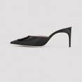 thumbnail image 2 of Malone Souliers Black Satin Mules Black (Women's), 2 of 3