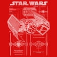 thumbnail image 2 of Girls Star Wars TIE Fighter Schematic T Shirt, 2 of 5