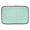 Aqua/Off-White, variant on Bone Dry Embroidered Microfiber Pet Mat Stripe Paw Pet Food Mat