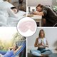 thumbnail image 5 of Máscara de dormir de satén de seda con correa elástica, antifaz de viaje para dormir para mujeres y hombres, 5 of 5