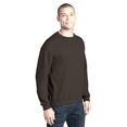 thumbnail image 2 of Gildan Men’s Heavy Blend Casual Crewneck Sweatshirt, Pullover Casual Fleece, Dark Chocolate, S, 2 of 5
