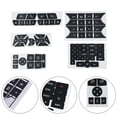 thumbnail image 1 of MYG for Mercedes 2007-14 Repair Button Door Steering A/C Windo w Radio Stickers, 1 of 10