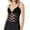 C-Black551, variant on Lace Camisole For Women Crop Tank Top Sexy Mesh Sheer Adjustable Spaghetti Strap Summer Nightclub Wear V Neck Trendy Tops