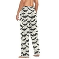 thumbnail image 6 of Men's Pajama Pants Bats Halloween Soft Long Sleep Lounge Pants, 6 of 7