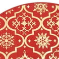 thumbnail image 6 of vidaXL Christmas Tree Skirt Red 100% polyester fabric Large Foldable, 6 of 7