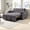 Dark Gray, variant on Vinform 54" 3 in 1 Convertible Sleeper Sofa Bed, Pull Out Loveseat Couch with Storage Pocket, Dark Gray(Thick Sponge)
