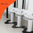 thumbnail image 3 of JanSan Commode Mat - Stick n' Go Adhesive, Waterproof, High Absorbency -10pk, 3 of 6