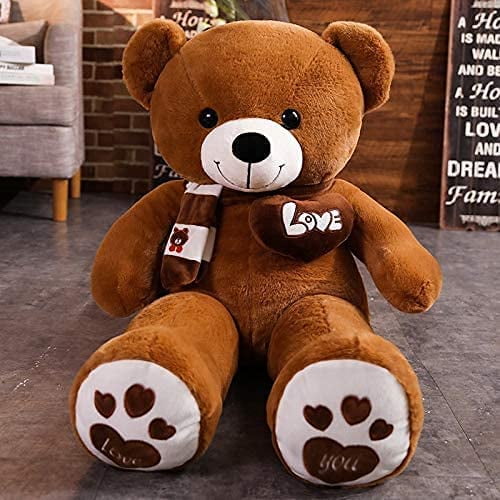 60CM Giant Big Plush Stuffed Teddy Bear Huge Soft 100% Cotton Toy Xmas Gift US 